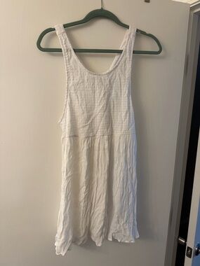 O'Neill White Sleeveless Swim Coverup Dress